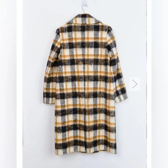 Sand Copenhagen Clareta‎ Plaid Coat